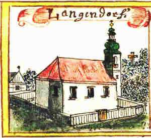 Langendorf - Koci, widok oglny